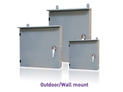 UL-7222 OUTDOOR Steel Cabinet for 2x22 pos. BMF CAPACITY 400-440 Pairs 73x45x15