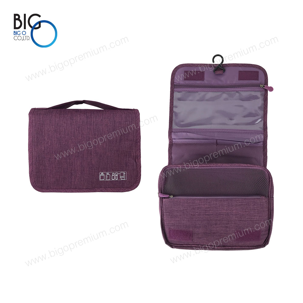 กระเป๋าจัดระเบียบพรีเมี่ยม ใส่อุปกรณ์อาบน้ำ พับเก็บได้ 1 ชั้น