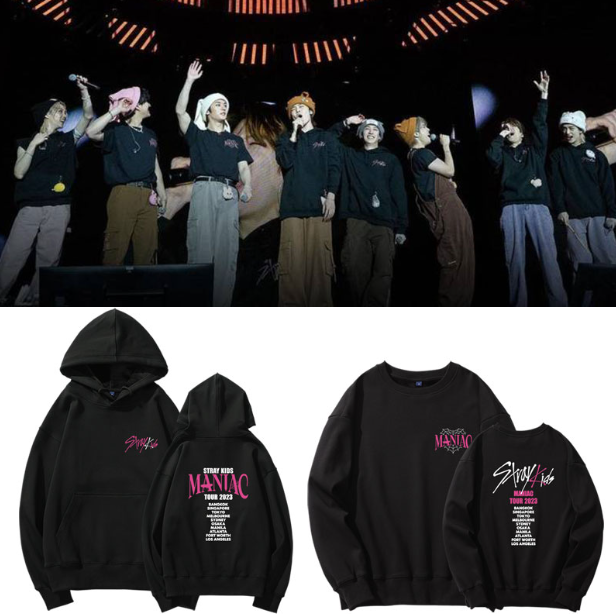 เสื้อกันหนาว Stray Kids - คอนเสิร์ต 2nd World Tour "MANIAC"