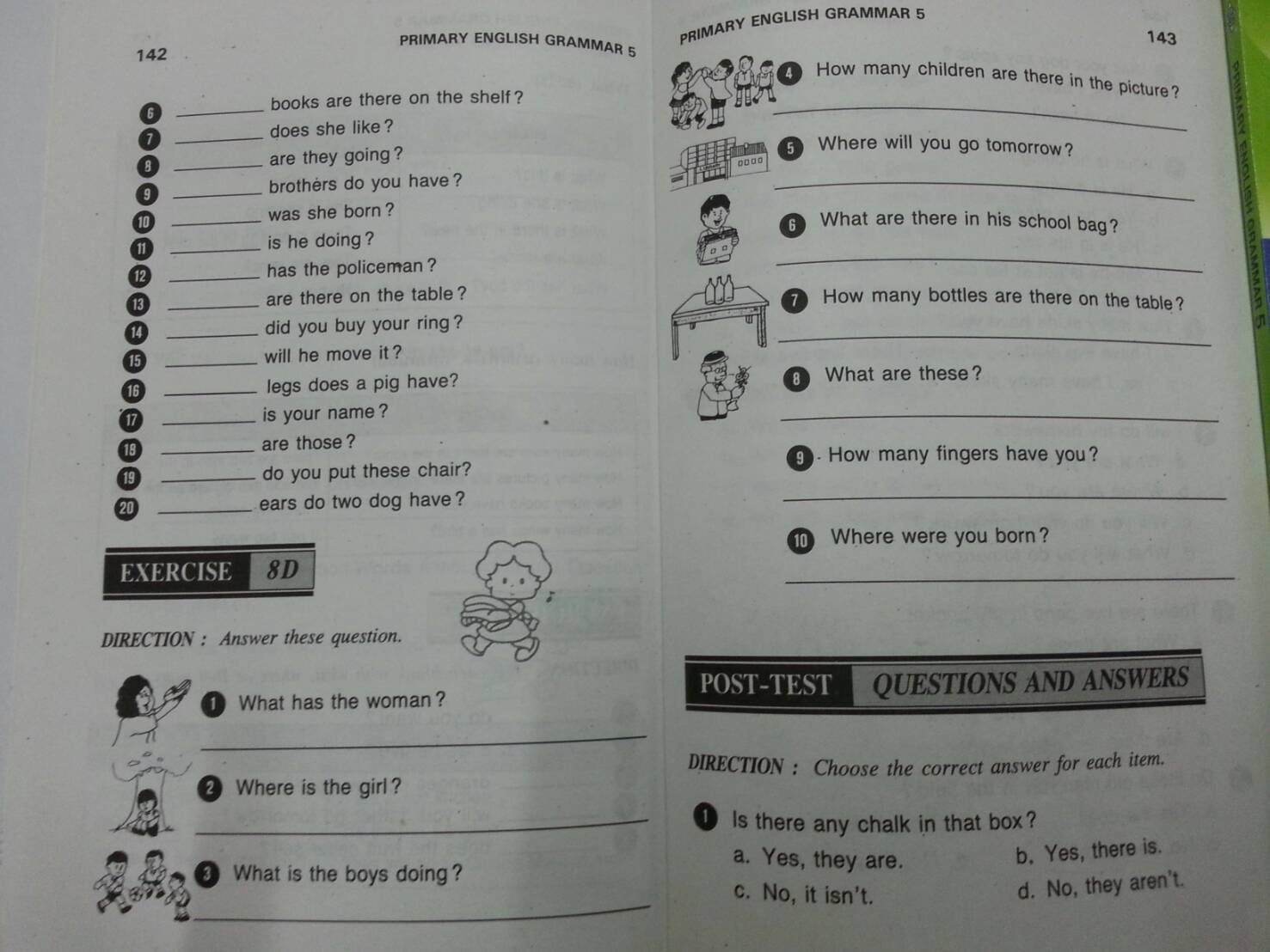 หนังสือ PRIMARY ENGLISH GRAMMAR Pratom 5 (ป.5) โดย วัจนา พิพัฒน์ทศพล และอมรรัตน์ แกมทอง สนพ.ศูนย์ส่งเสริมวิชาการ (ศสว)