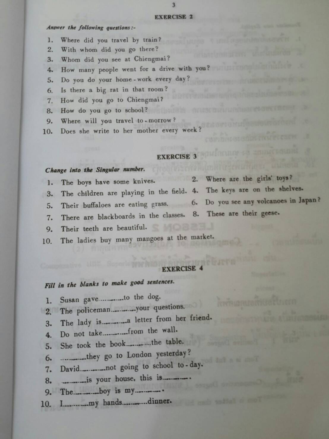 แบบฝึกหัดเขียนอังกฤษเบื้องต้น เล่ม 3 Correct Writing for Thai Beginners Book 3 โดยท่านผู้หญิงยสวดี อัมพรไพศาล