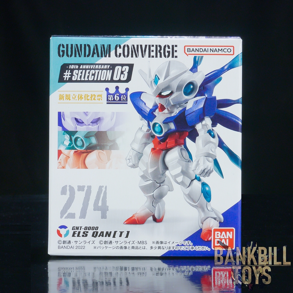 กันดั้ม Bandai Candy Toy FW Gundam Converge 10th Anniversary #Selection 03 No.274 ELS Qan[T]