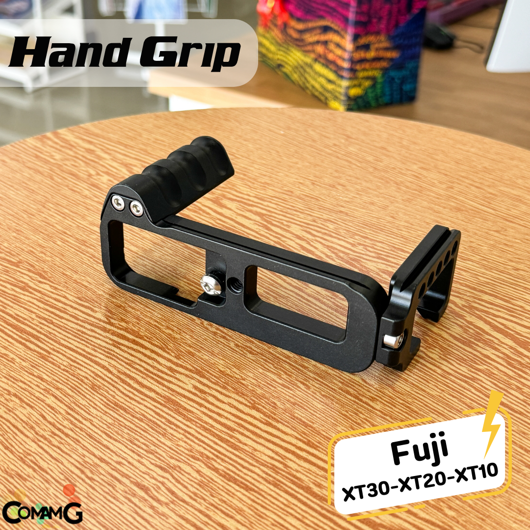 Hand Grip L-Plate สำหรับ Fuji XT30 XT20 XT10 แบบ3ร่องนิ้ว Camera Grip เพิ่มความกระชับในการจับถือ