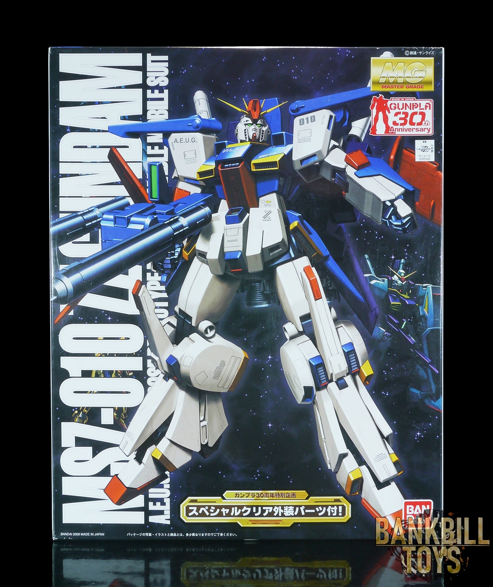 กันดั้ม Bandai Gunpla MG 1/100 MSZ-010 ΖΖ Gundam [Gunpla 30th Anniversary with Special Clear Exterior Parts]
