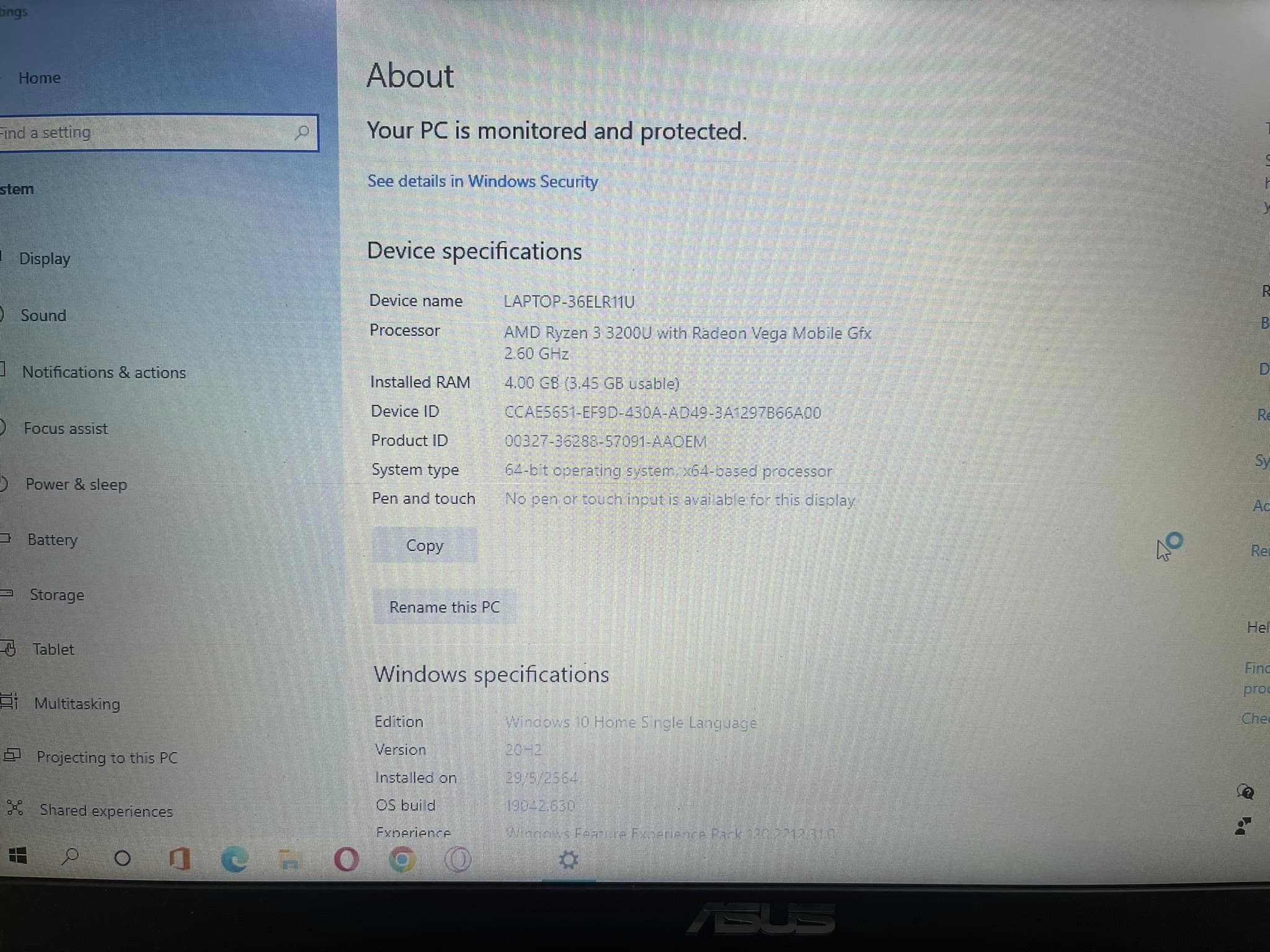( SOLD OUT ) Asus M509DA-BR301T