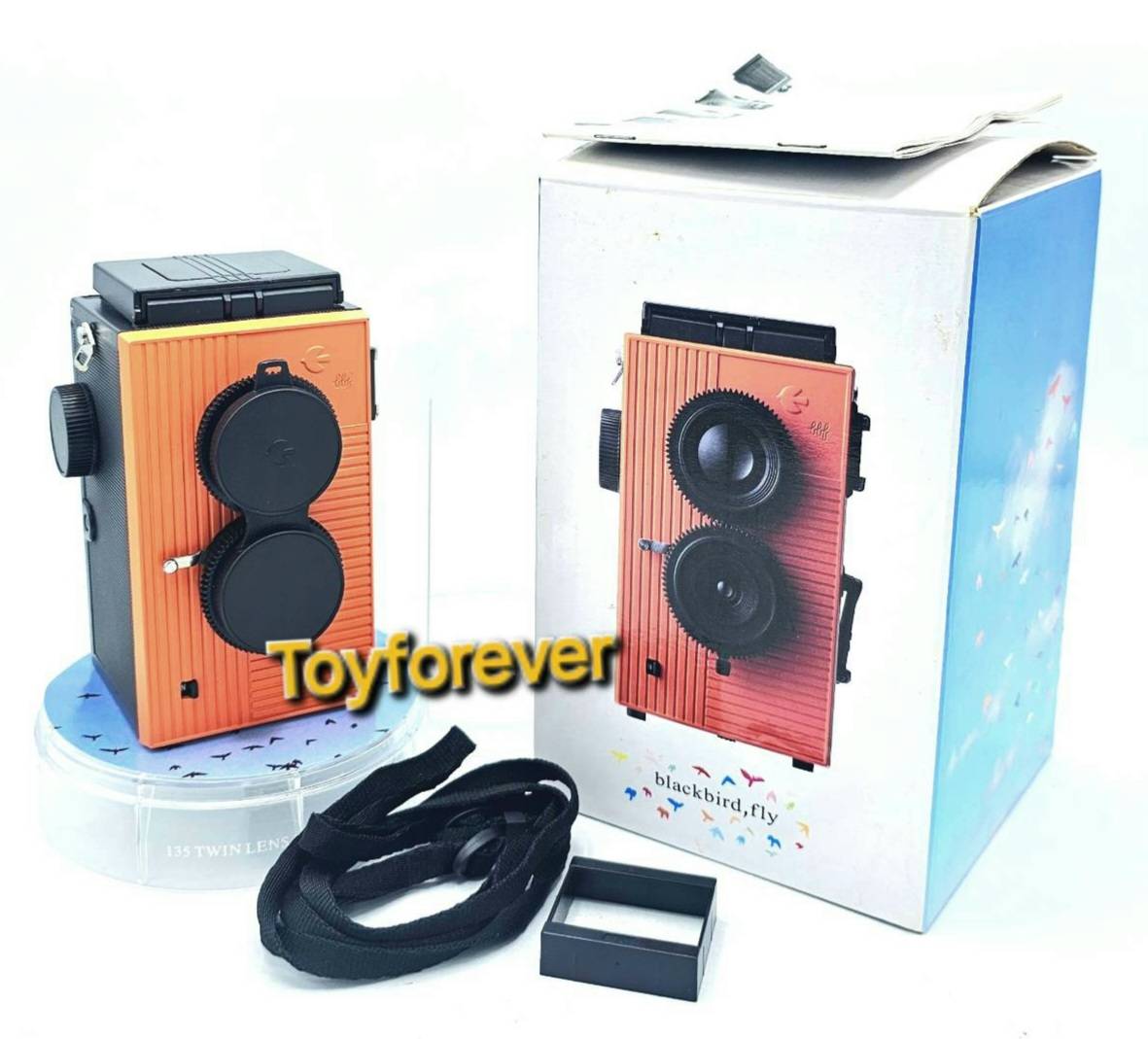 Blackbird Fly Camera twinlen 35mm กล้องแบล็คเบิร์ด กล้องดีเคท แท้ หายาก สีส้ม