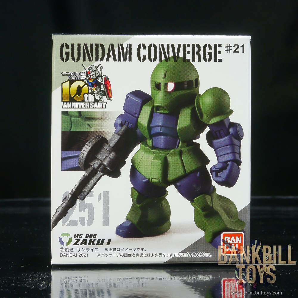 กันดั้ม Bandai Candy Toy FW Gundam Converge #21 No.251 MS-05B Zaku I