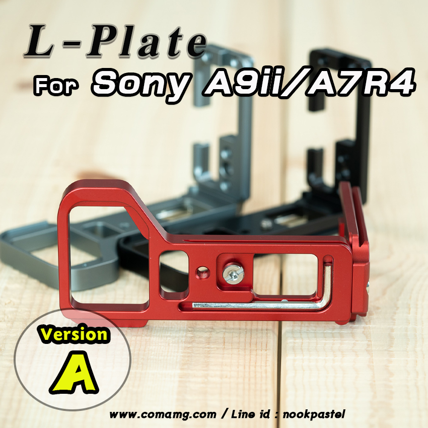 L-Plate กล้องSony A9ii / A7R4 / A7S3 Camera Hand Grip Version A