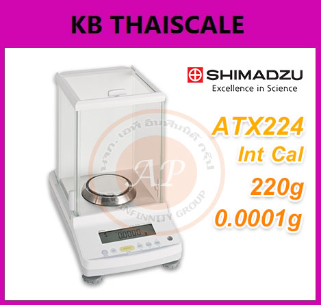 ตาชั่งวิเคราะห์ ตาชั่งละเอียดสูง200กรัม เครื่องชั่งละเอียดสูง200g เครื่องชั่งน้ำหนัก200g ตาชั่งละเอียดสูง200g เครื่องชั่งอิเล็กทรอนิกส์200g ละเอียด0.0001g SHIMADZU รุ่น ATX224 ทศนิยม 4 ตำแหน่ง