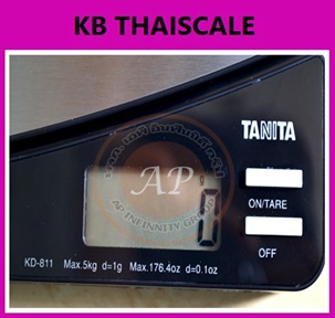 ตาชั่งดิจิตอล เครื่องชั่งดิจิตอล เครื่องชั่งแบบตั้งโต๊ะ รุ่น KD-811 ยี่ห้อ TANITA พิกัดน้ำหนัก 5kg ค่าละเอียด 1g