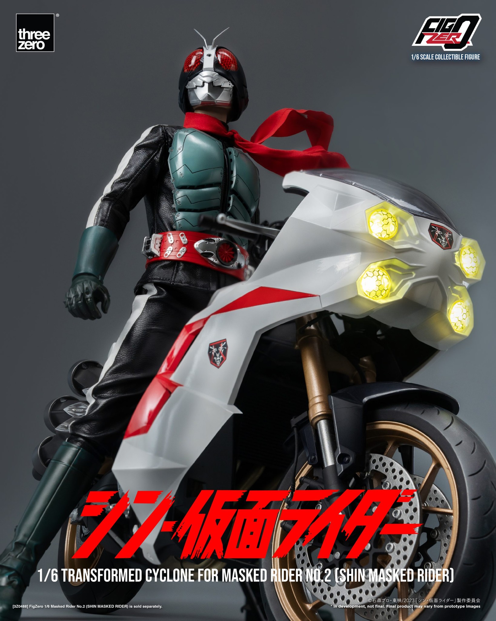 <Preorderถึง 9/8/2023 เปิดรับPreorder มัดจำ 3150 บาท Transformed Cyclone for Masked Rider (SHIN MASKED RIDER)