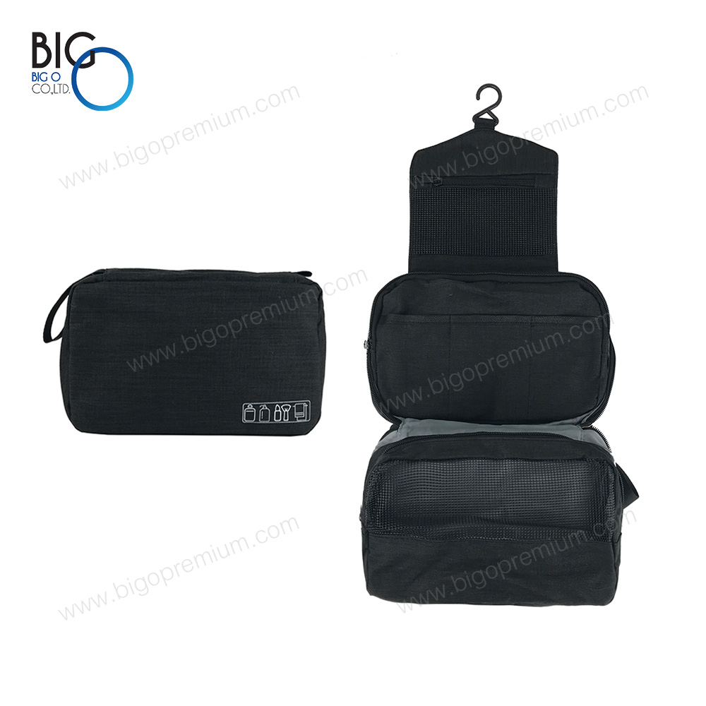 กระเป๋าจัดระเบียบพรีเมี่ยม ใส่อุปกรณ์อาบน้ำ พับเก็บได้ 3 ชั้น