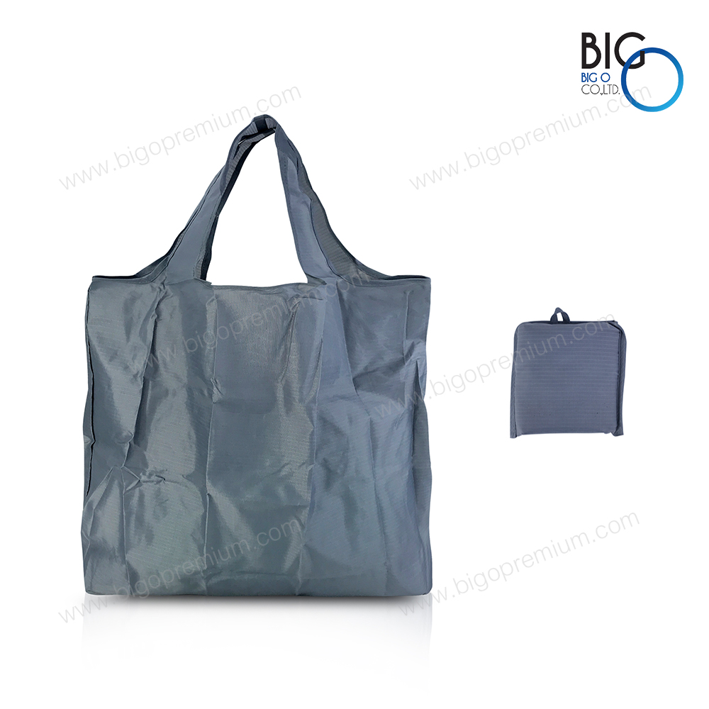 กระเป๋าผ้าร่มพับได้ สีพื้น