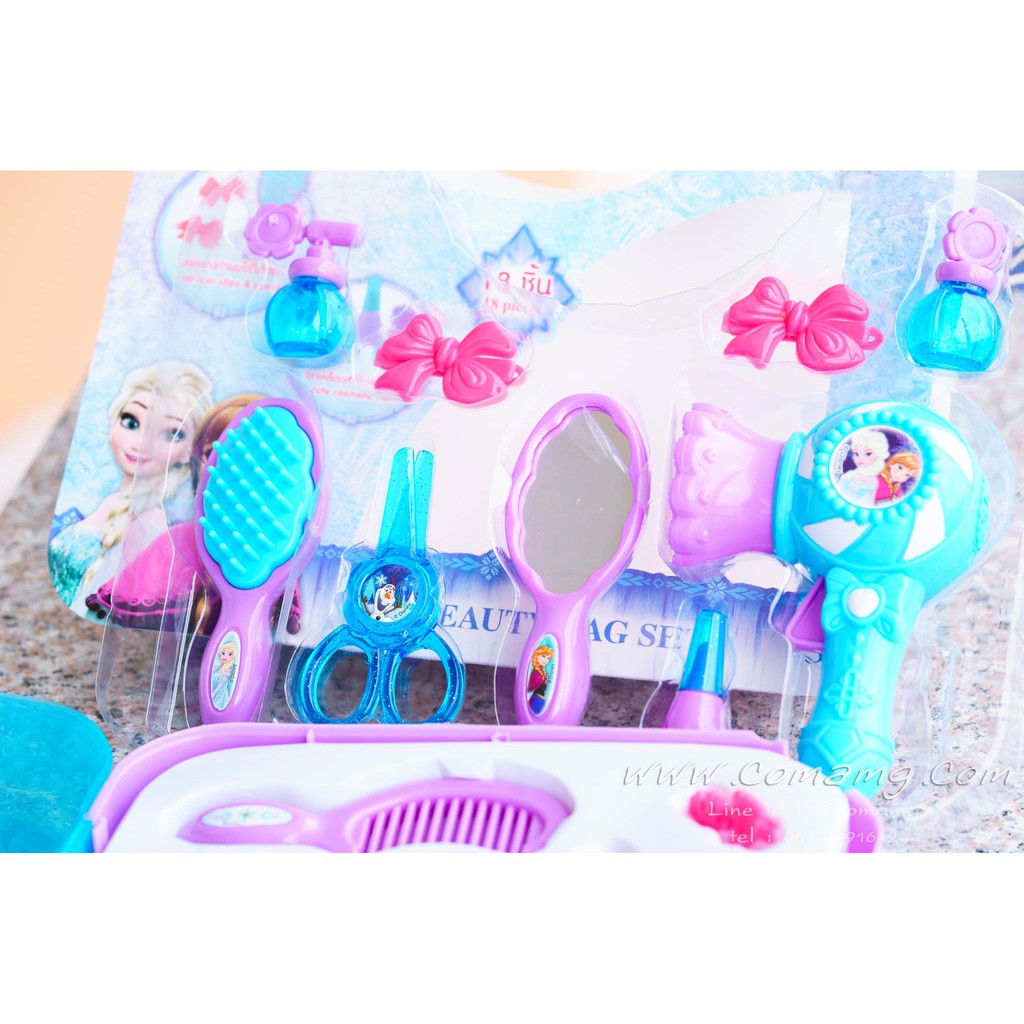 ของเล่นเสริมสวย ชุดกระเป๋าเสริมสวยเอลซ่า&อันนา Frozen
