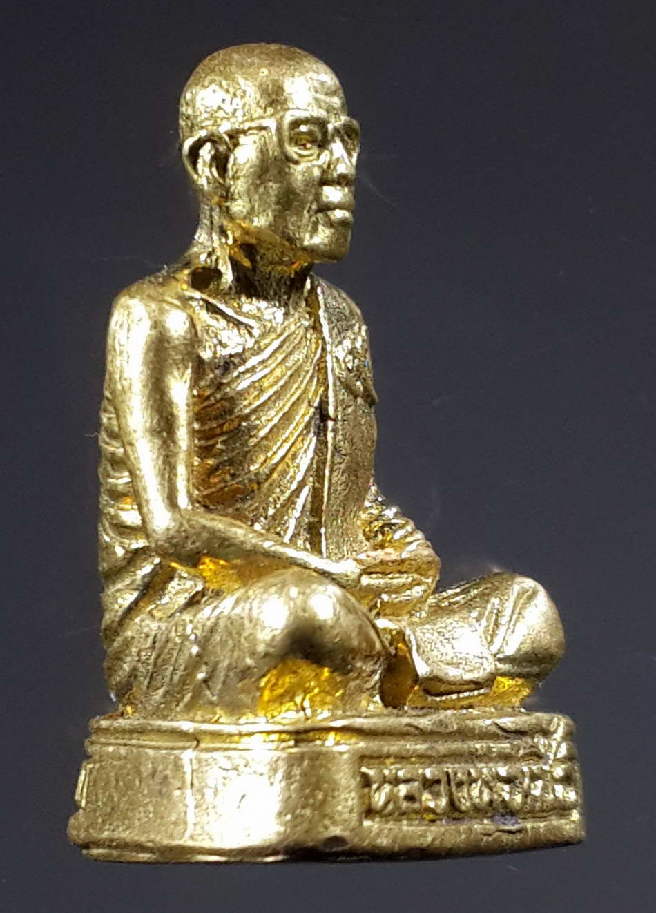 รหัสสินค้า พระกริ่ง พระหล่อ 272 รูปหล่อหลวงพ่อเชื้อ วัดวังกร่าง เนื้อทองผสม