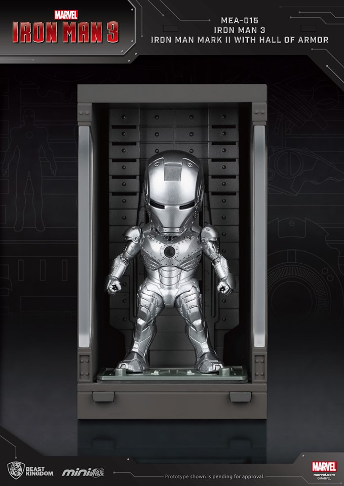 เปิดรับPreorder มัดจำ 2100 บาท MEA015 Iron Man with Hall of Armor: Iron Man 3 (Mini)