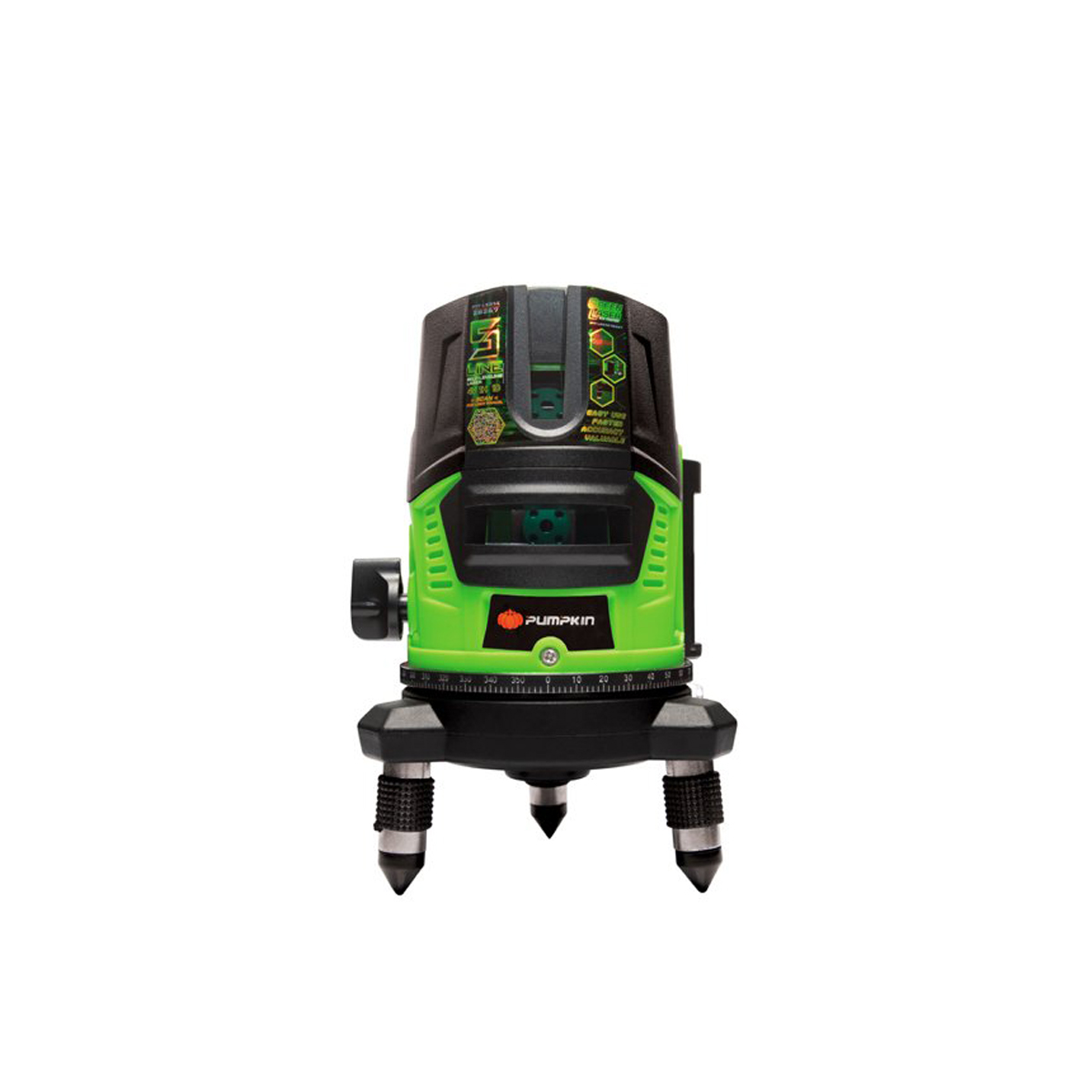 Pumpkin เครื่องวัดระดับเลเซอร์/แบตเตอรี่ชาร์จ แสงเขียว+ขาตั้ง PTT-LSG5E [28267] * รอวัดขนาด