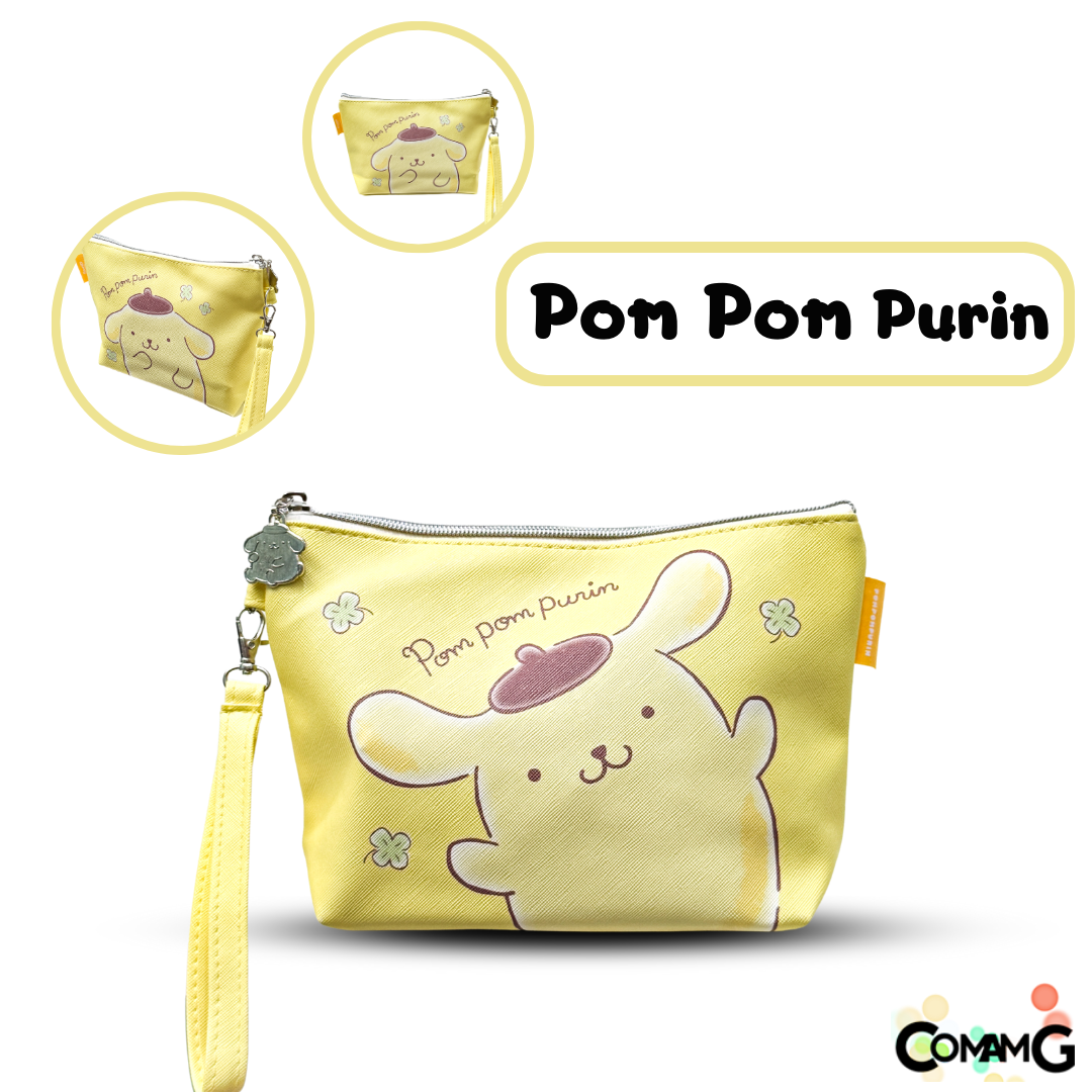 กระเป๋าคล้องมือ ซานริโอ้ (SANRIO) กระเป๋าเครื่องเขียน เครื่องสำอางค์ ลิขสิทธิ์แท้ พร้อมส่ง