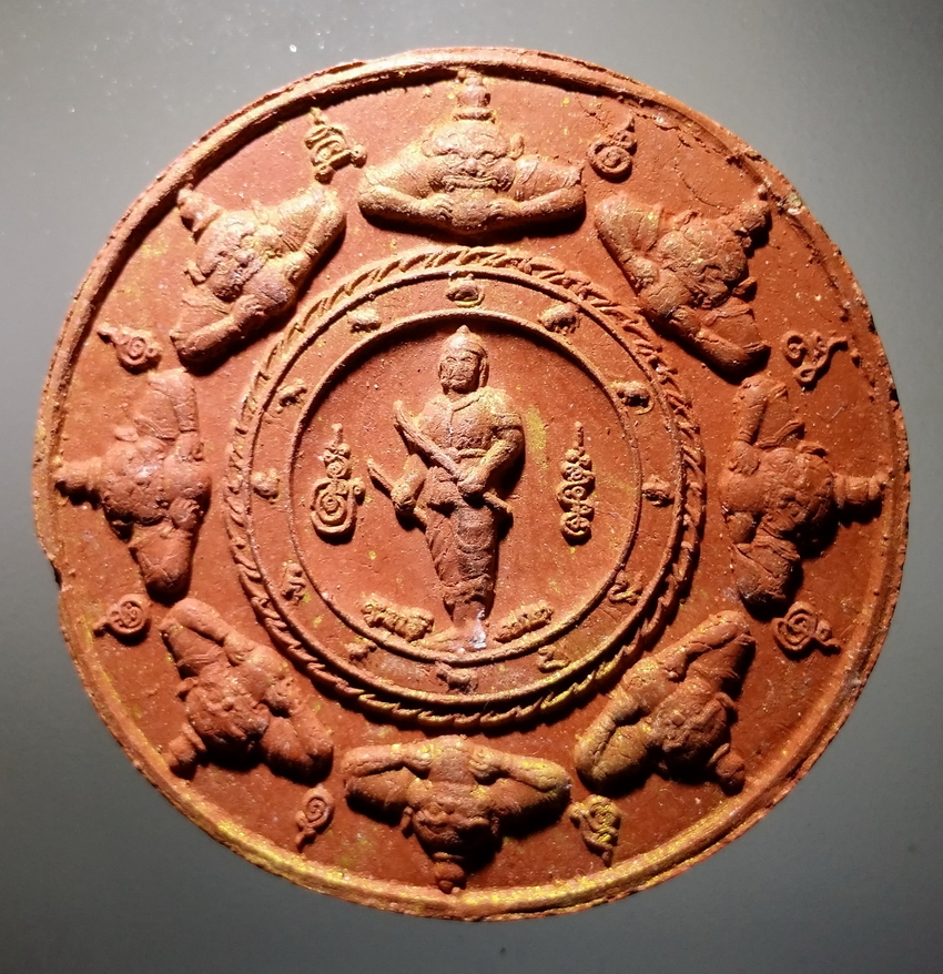 รหัสสินค้า จตุคามรามเทพ 148 ท้าวจตุคามรามเทพ เนื้อว่านแดงทาทองบรอนซ์ หลังพระยาพิชัยดาบหัก ไม่ทราบรุ่น จตุคามรามเทพ รายการนี้ให้เช่าบูชาแล้ว