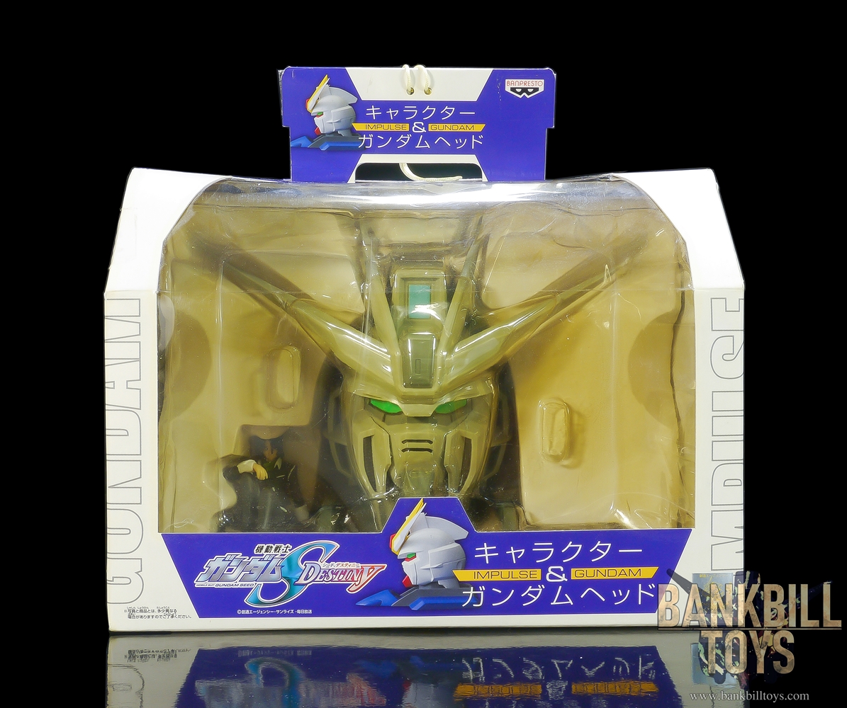 กันดั้ม Banpresto Mobile Suit Gundam Seed Destiny Character & Gundam Head ZGMF-X56S Impulse Gundam [Deactive Mode] & Alex Dino