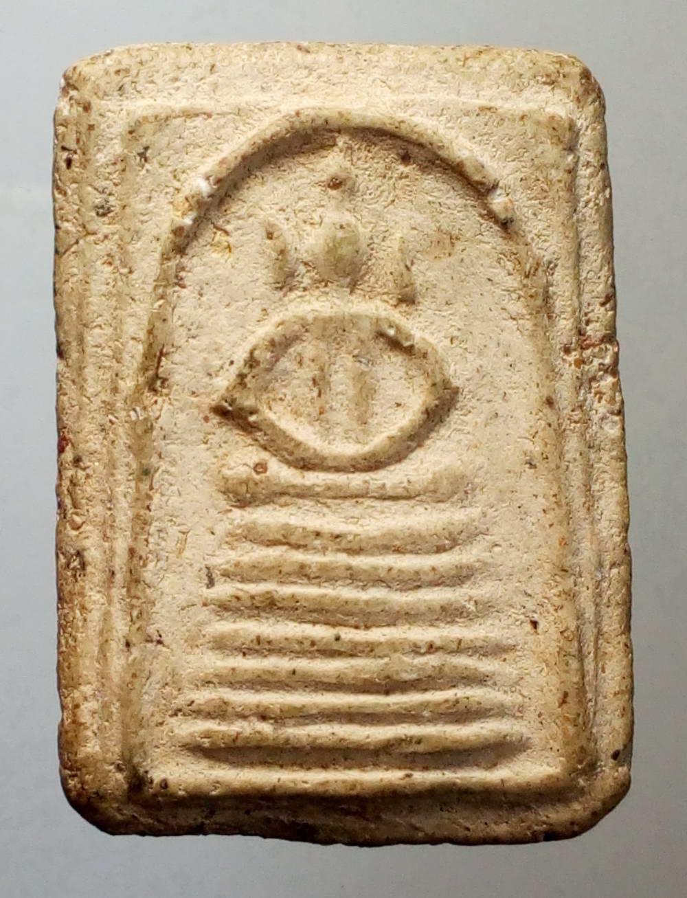 รหัสสินค้า พระสมเด็จ วัดต่างๆ 411 พระสมเด็จพิมพ์ 7 ชั้น คล้ายพิมพ์นักเลงโต ไม่ทราบที่ เนื้อหาเก่า มีอายุ