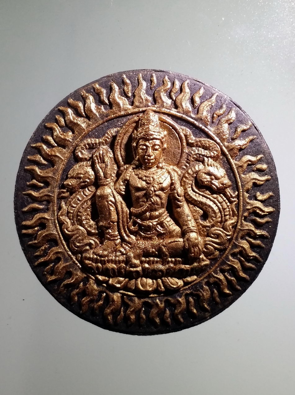 รหัสสินค้า จตุคามรามเทพ 830 เหนือดวงค้ำฟ้า จตุคามรามเทพ รุ่นเจ้าสัวสยาม ปี 50 เนื้อดำปัดนาค กดโค๊ต กล่องเดิม