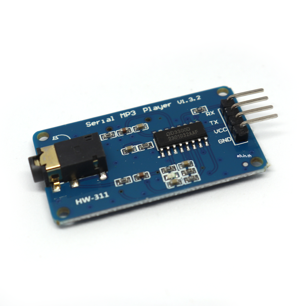 YX6300 Module MP3 Serial UART Arduino Control Music Player