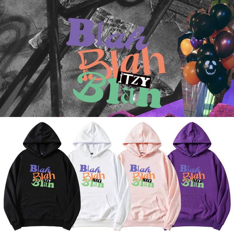เสื้อกันหนาวฮู้ด ITZY : Blah Blah Blah