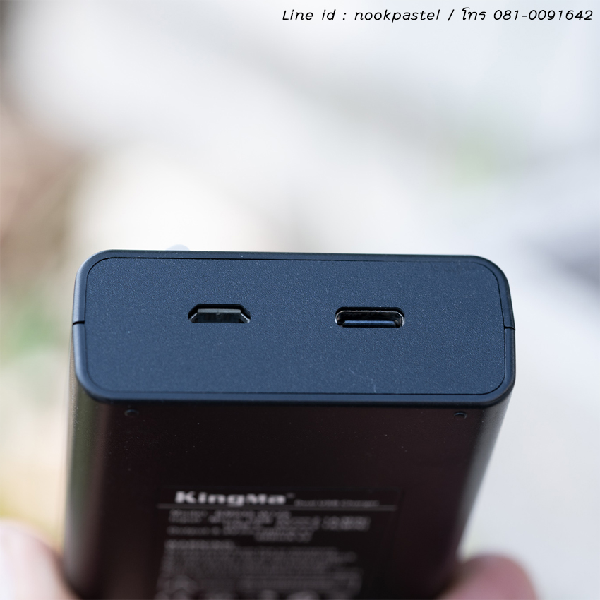 KingMa แท่นชาร์จFuji NP-W126 มีจอLCDแสดงค่าสถานะ