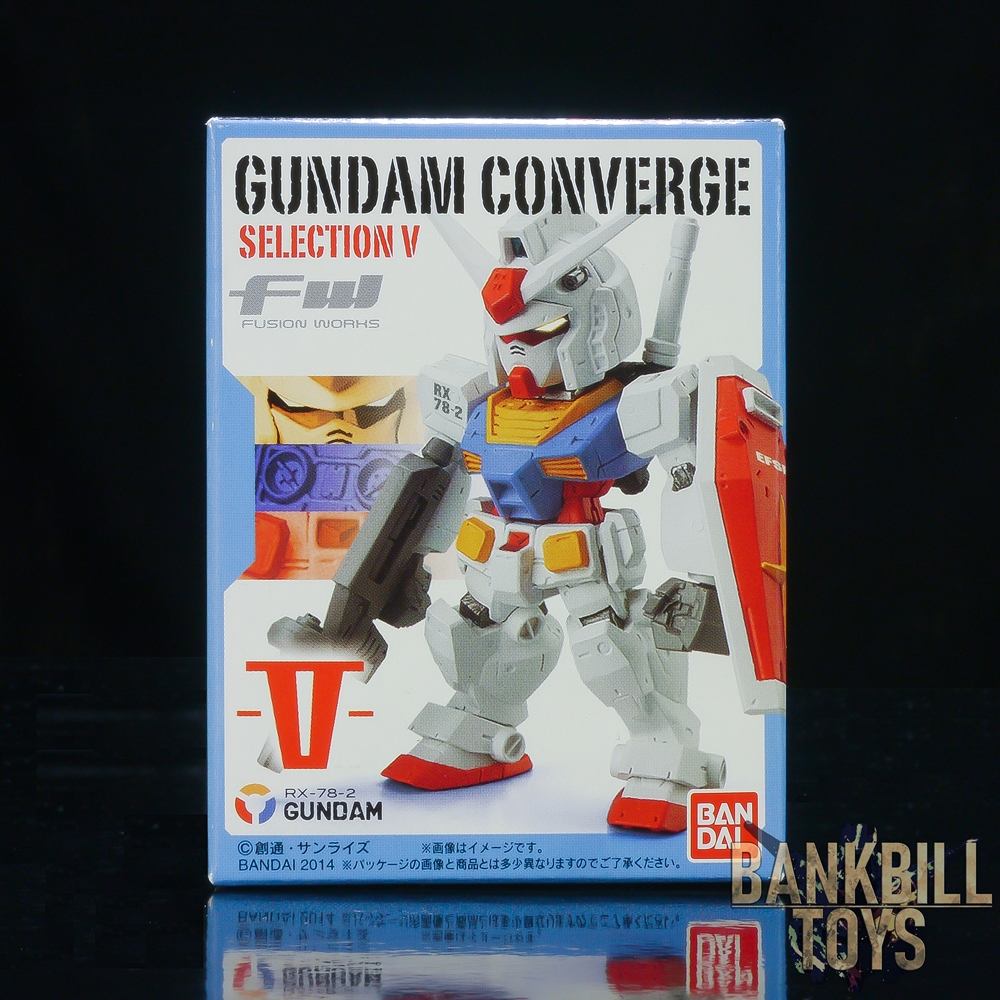 กันดั้ม Bandai Candy Toy FW Gundam Converge Selection V RX-78-2 Gundam