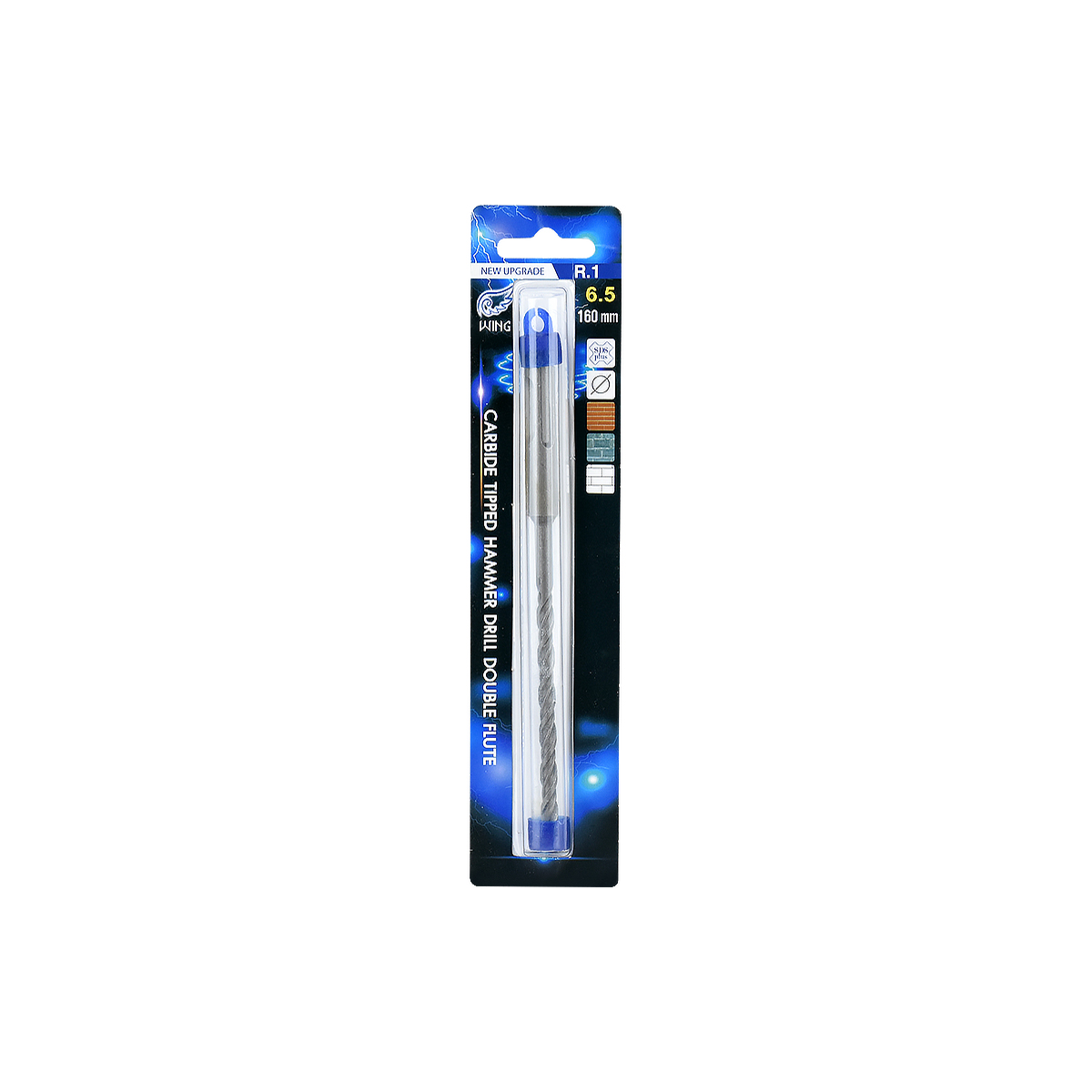 WING ดอกเจาะปูนโรตารี่ R.1#6.5*160mm.