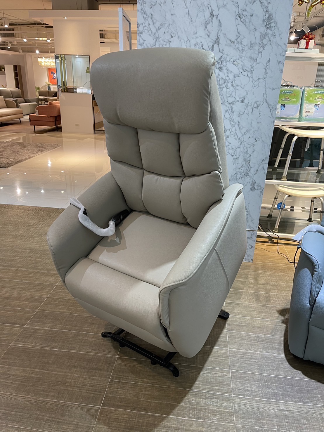 เก้าอี้พักผ่อนปรับไฟฟ้า ช่วยพยุงลุก-นั่ง Lift UP Chair Gen2 หนังเทียม PPU