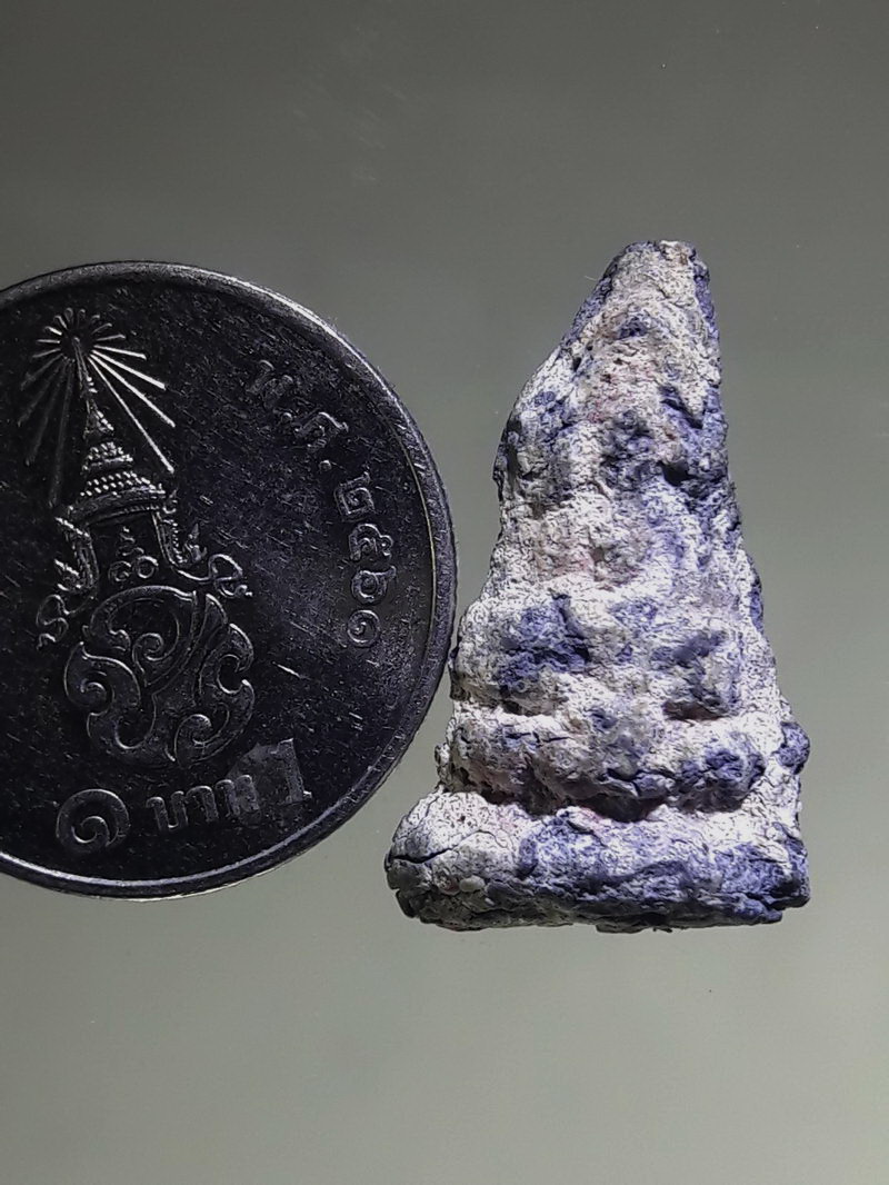 Antig FB 12776 พระโคนสมอ เนื้อชิน กรุวังค้างคาว จังหวัดชัยนาท พระเนื้อชิน หายากกว่าเนื้อดินครับ