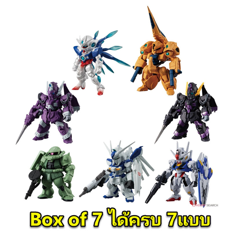 <Preorderภึง 10/9/2022>เปิดรับPreorder มัดจำ 100 บาท FW GUNDAM CONVERGE 10TH ANNIVERSARY MEMORIAL SELECTION 03 SET W/O GUM box of 7 ได้ครบ 7 แบบ
