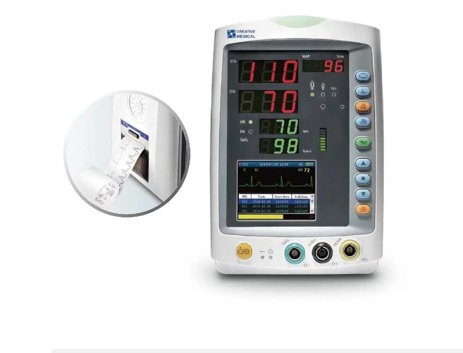 เครื่องวัดความดันโลหิตอัตโนมัติ พร้อมวัดปริมาณออกซิเจนในเลือด (Vital Signs Monitor) รุ่น PC-900 PRO SN