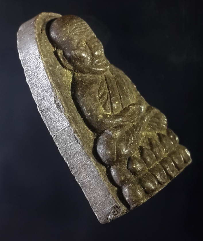 รหัสสินค้า หลวงปู่ทวด วัดต่างๆ 074 หลวงปู่ทวด วัดช้างให้ จ.ปัตตานี หลังยันต์พระเจ้าห้าพระองค์ ไม่ทราบปีที่สร้าง