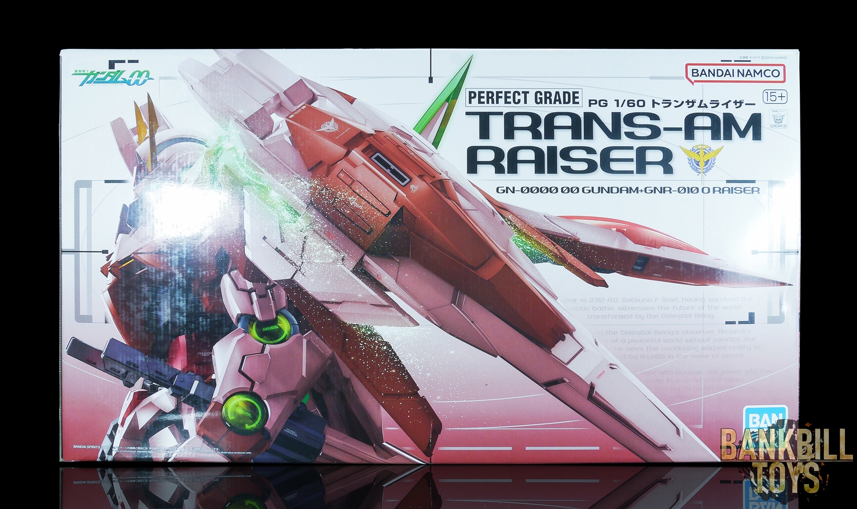 กันดั้ม Bandai Spirits Gunpla Premium Bandai Hobby Online Shop Limited PG 1/60 GN-0000+GNR-010 Trans-Am Raiser
