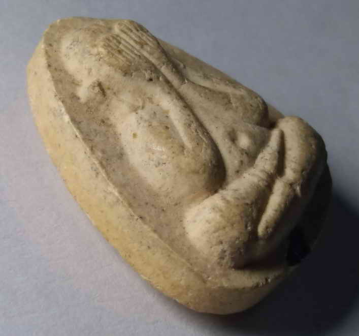 รหัสสินค้า พระปิดตา ทั่วไป 087 พระปิดตาเนื้อผงฝังตะกรุดเงิน วัดหัวลำโพง สร้างปี 2537