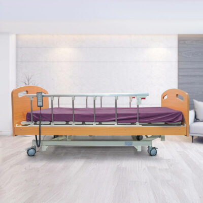 เตียงผู้ป่วยปรับไฟฟ้า 4 ฟังก์ชั่น รุ่น KS-888 ปรับเตียงต่ำสุด 28 ซม. มีแบตเตอรี่สำรองไฟ (เฉพาะเตียงเท่านั้น ไม่รวมฟูกที่นอน)