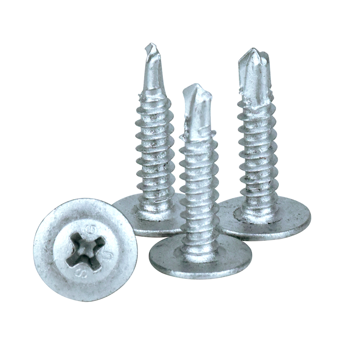 RUSPERT สกรูเวฟโดม SUG #8-18x3/4" เหล็ก (ตัว, 25ตัว/แพค, 100ตัว/ถุง, 500ตัว/กล่อง)