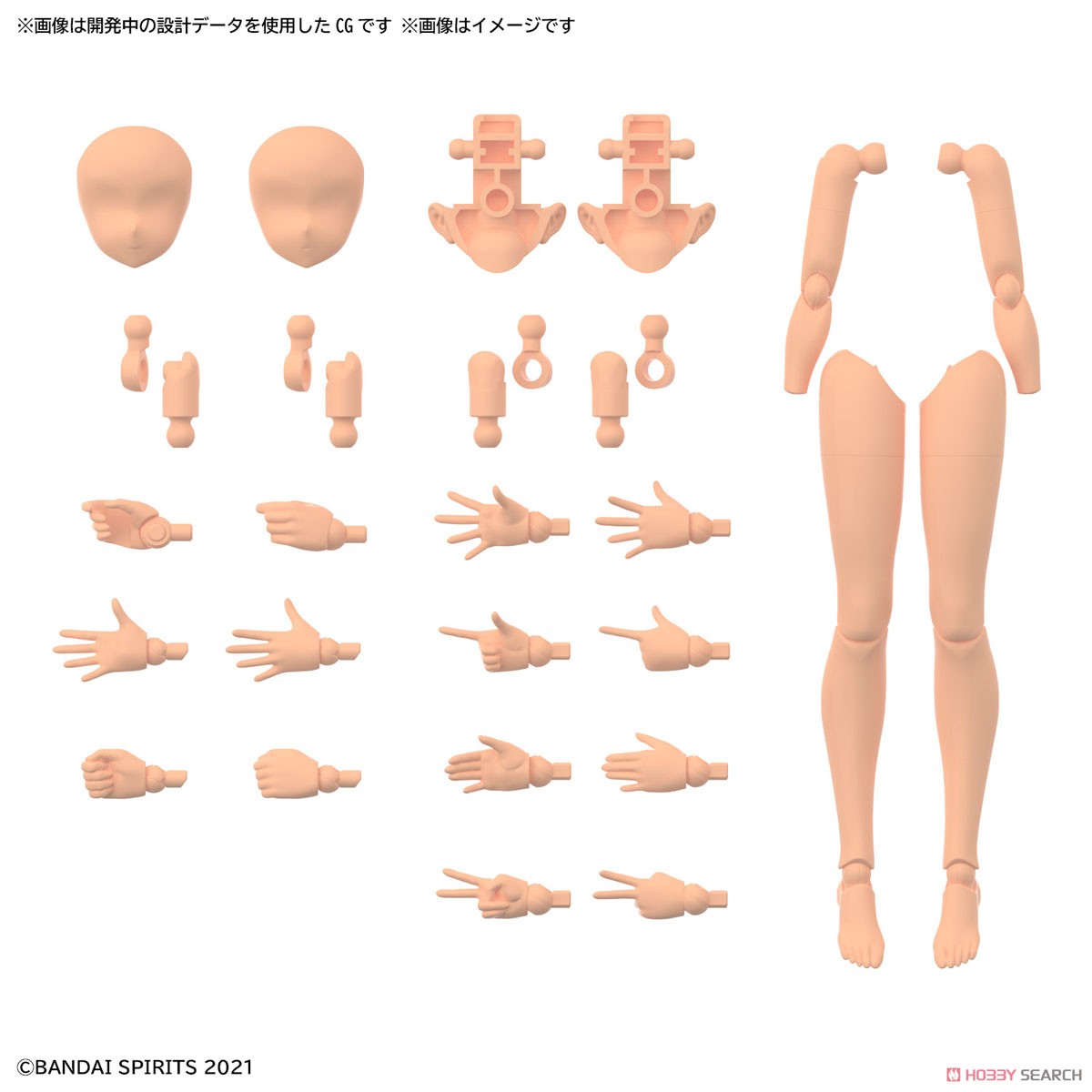 <Preorder ถึงวันที่7/4/2022> 🔔เปิดรับPreorder ไม่ต้องมัดจำ 30MS OPTION BODY PARTS ARM PARTS & LEG PARTS [COLOR C]