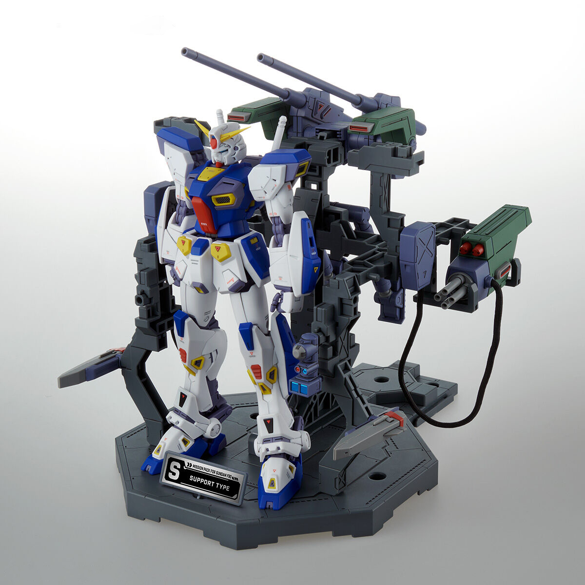 Preorder ปิดรับพรีที่ 4 คิว มีมัดจำ 250 บาท เฉพาะพาส P-bandai MG 1/100 Mission Pack Hangar for Gundam F90 Twin Set