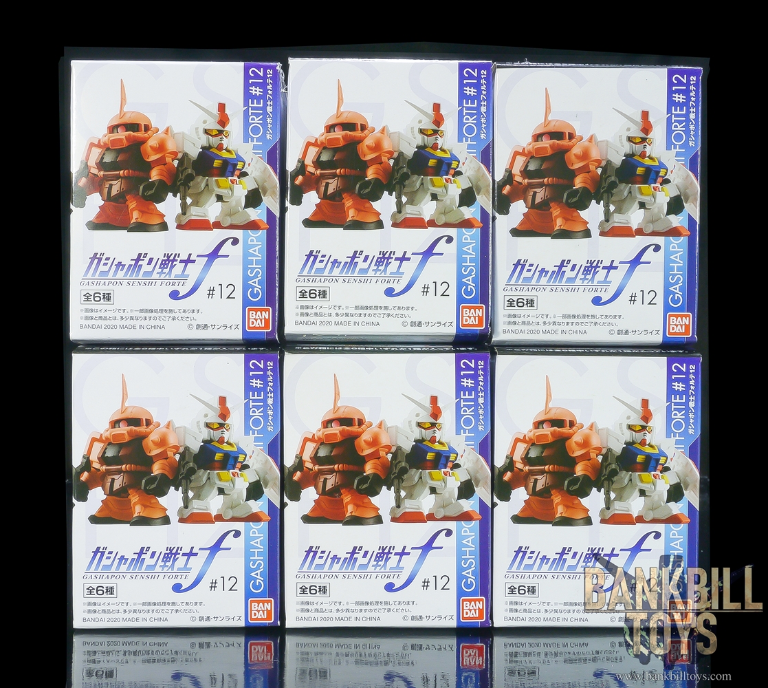 กันดั้ม Bandai Gashapon Mobile Suit Gundam Gashapon Senshi Forte #12 Set (ครบเซ็ต 6 แบบ)