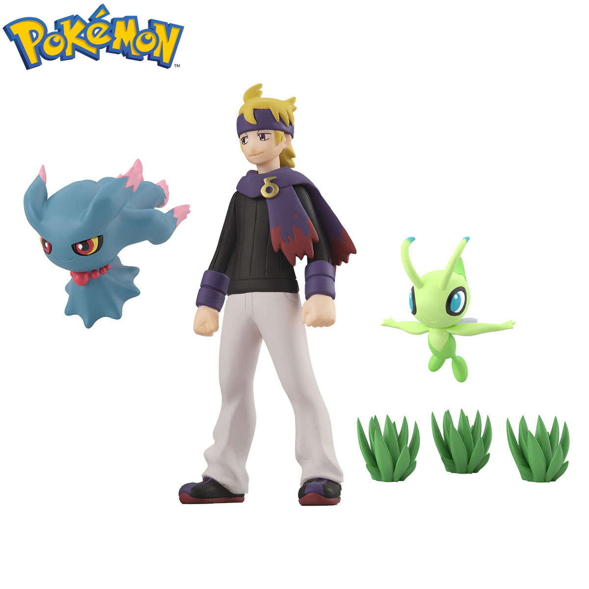 <Preorderภึง 13/8/2023>เปิดรับPreorder มัดจำ 200 บาท POKÉMON SCALE WORLD JOHTO REGION MORTY & MISDREAVUS & CELEBI W/O GUM
