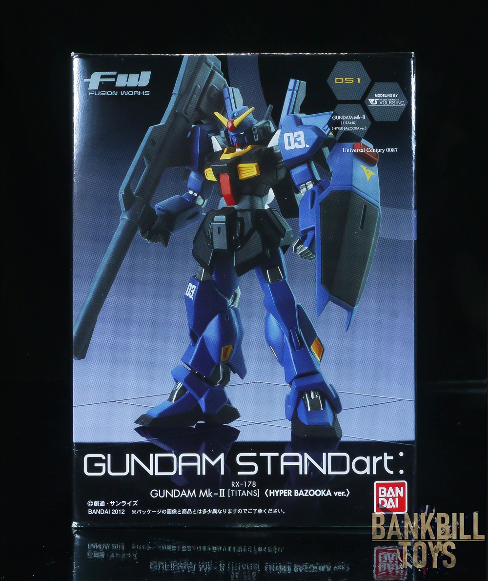 กันดั้ม Bandai Candy Toy FW Gundam STANDart: 13 No.051 RX-178 Gundam Mk-II [Titans] [Hyper Bazooka Ver.]