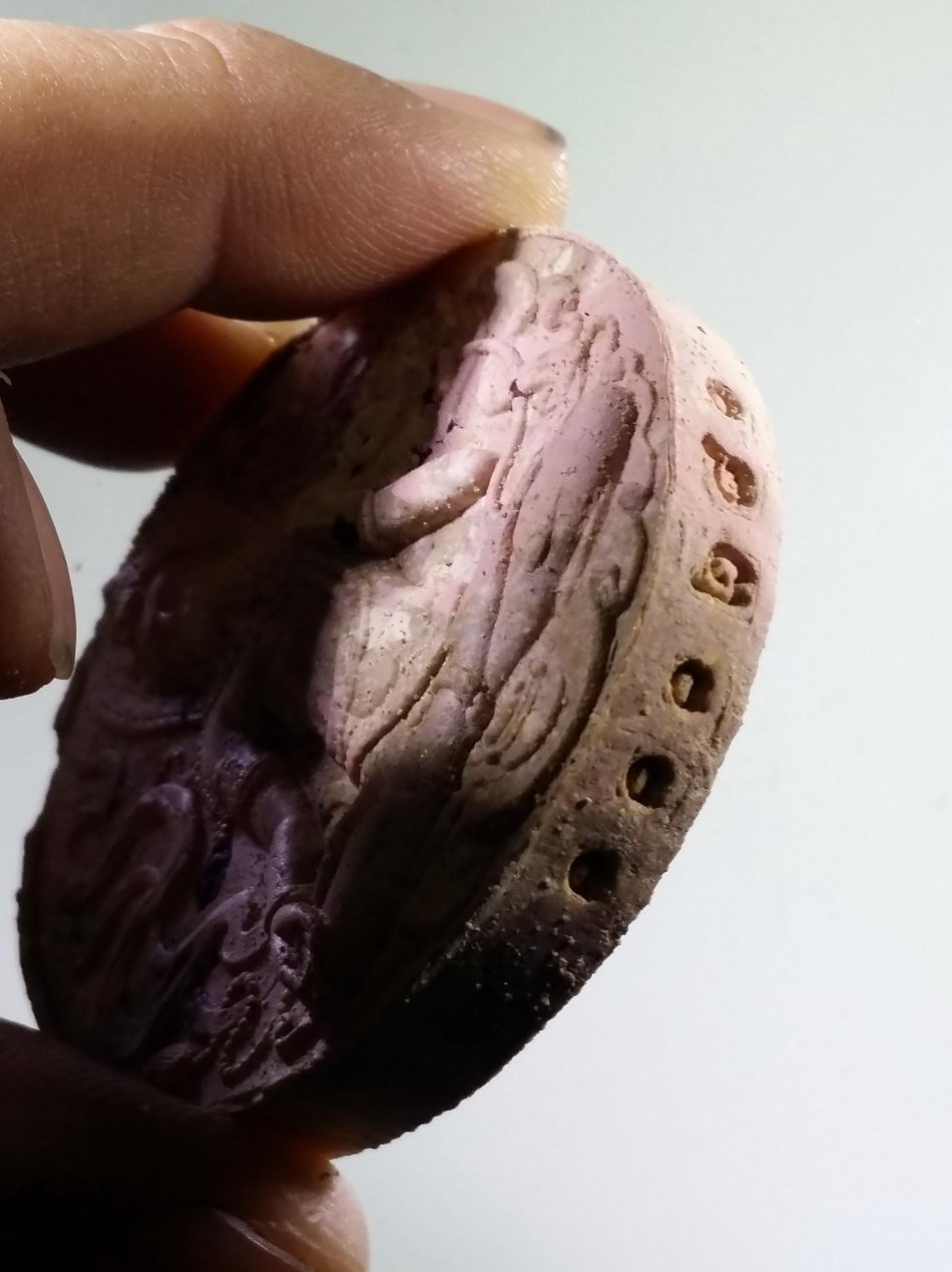 รหัสสินค้า จตุคามรามเทพ 775 พระเทวราชโพธิสัตว์จตุคามรามเทพ รุ่น มหาจักรพรรดิศรีวิชัยสุวรรณภูมิ เนื้อว่าน ก้นครก ฝังแร่มวลสาร หมายเลข ๒๘๐