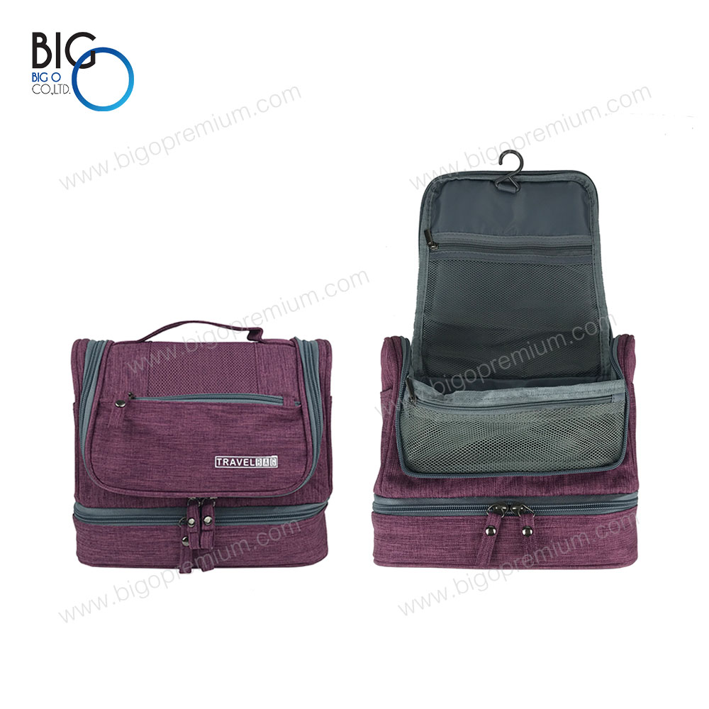 กระเป๋าจัดระเบียบอาบน้ำ 2 ชั้น