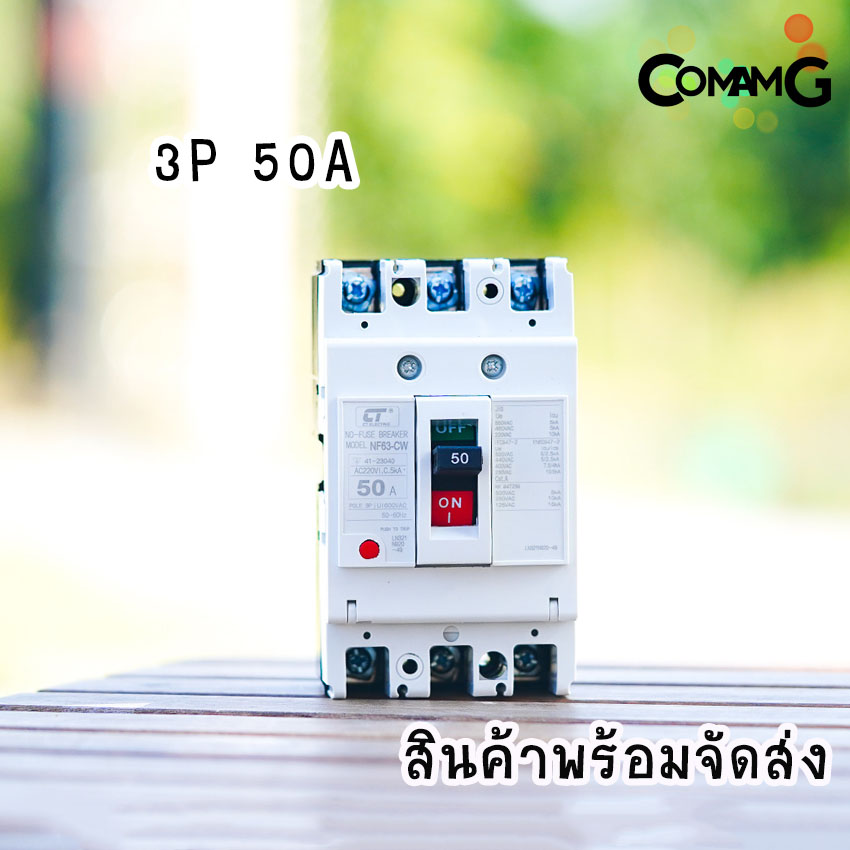 CT Electric เบรกเกอร์ โมเคสเมนเบรกเกอร์ 3เฟส No Fuse Breaker