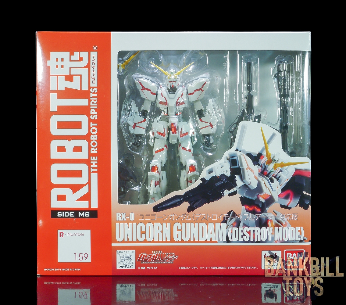 กันดั้ม Bandai The Robot Spirits <SIDE MS> R-159 RX-0 Gundam Unicorn [Destroy Mode] Full Armor Version
