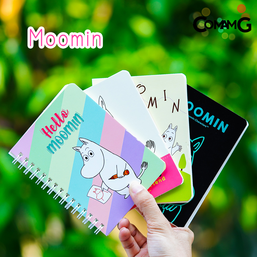 สมุดโน๊ต ขนาดA6 (10.3x14.5CM) สมุดริมลวด บันทึก ลายการ์ตูนลิขสิทธิ์แท้ พร้อมส่ง